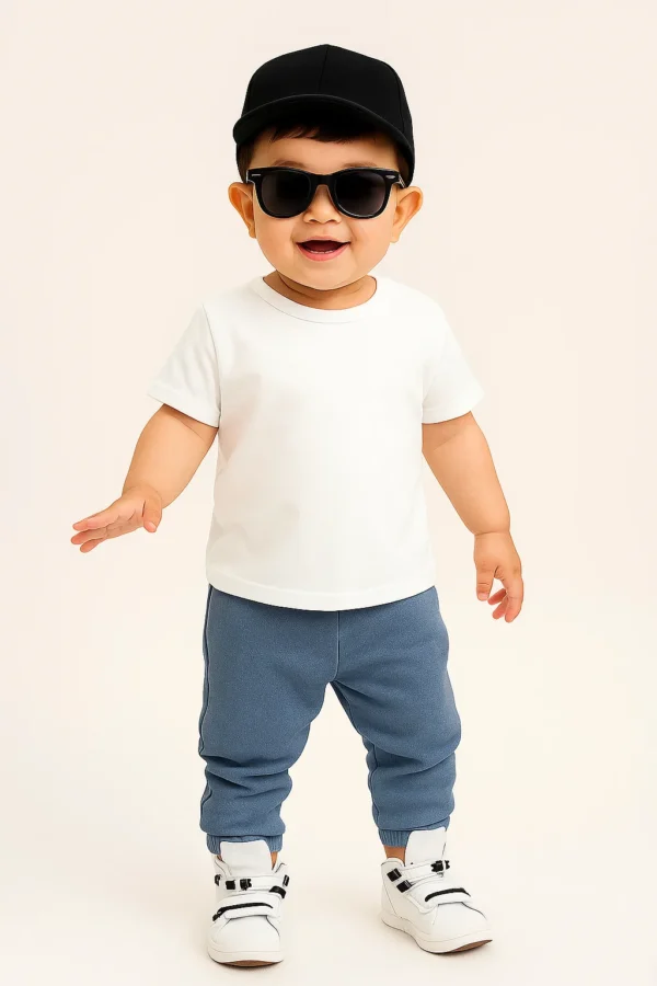 Unisex White Baby T-shirt