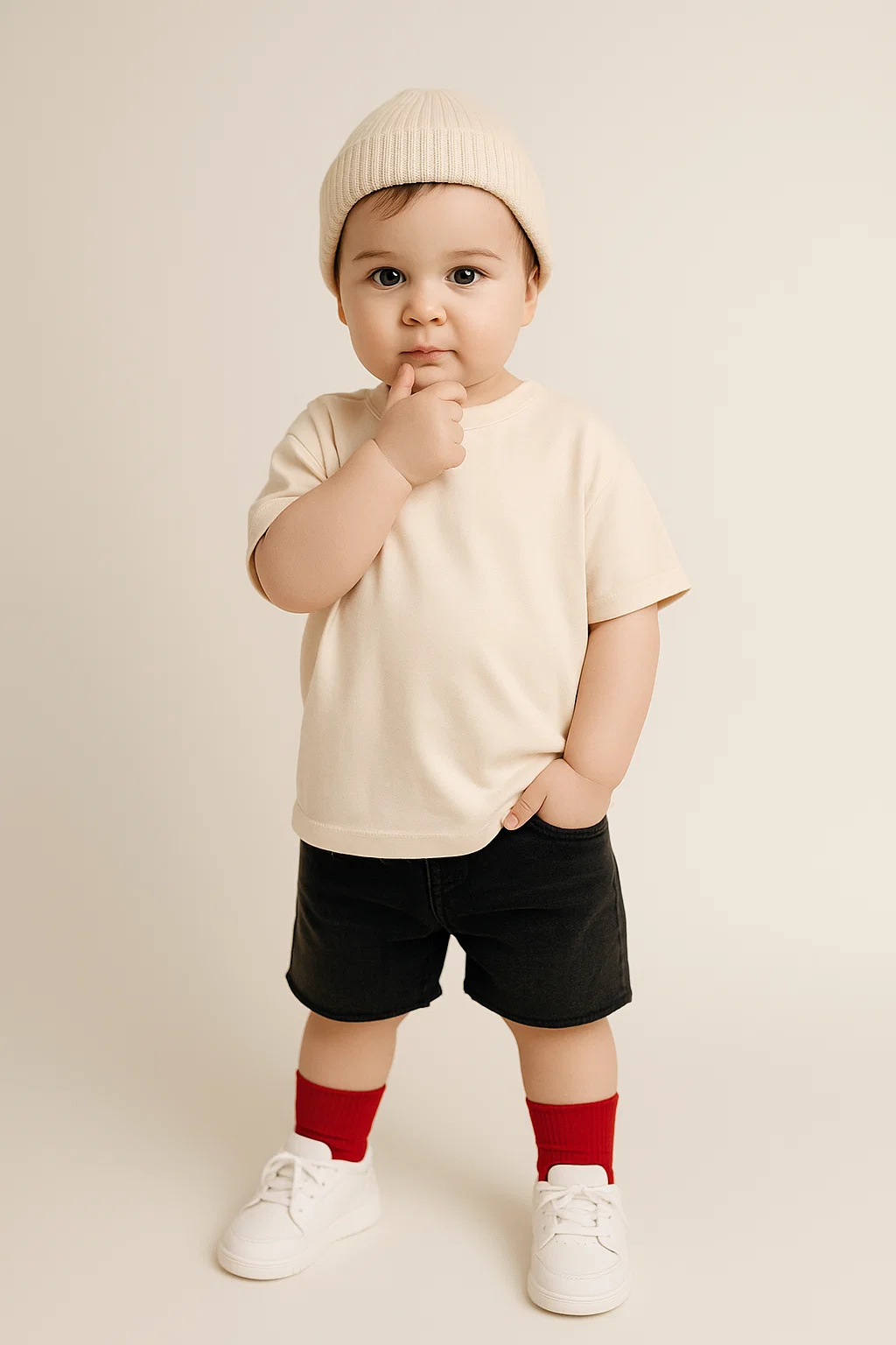 Beige Baby T-Shirt