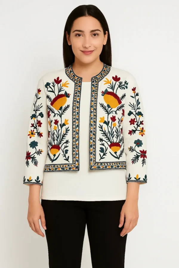 Bohemian Women's Quilted Short Jacket