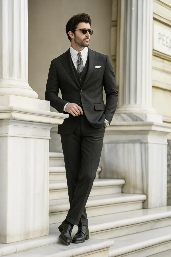 The Dark Grey  Prestige 3-Piece Suit